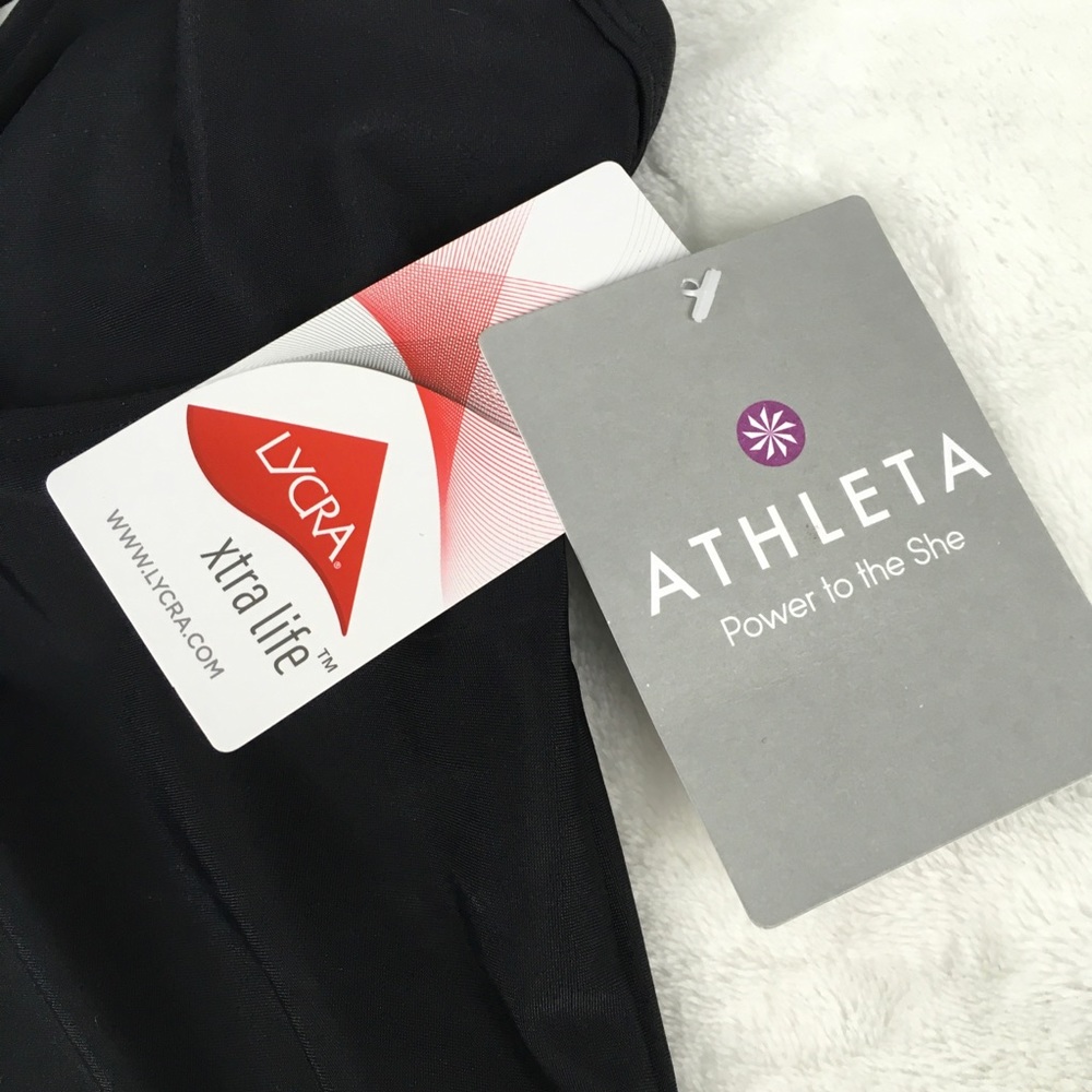 Athleta Twister Tankini Black 32B/C NWT - Picture 5 of 8